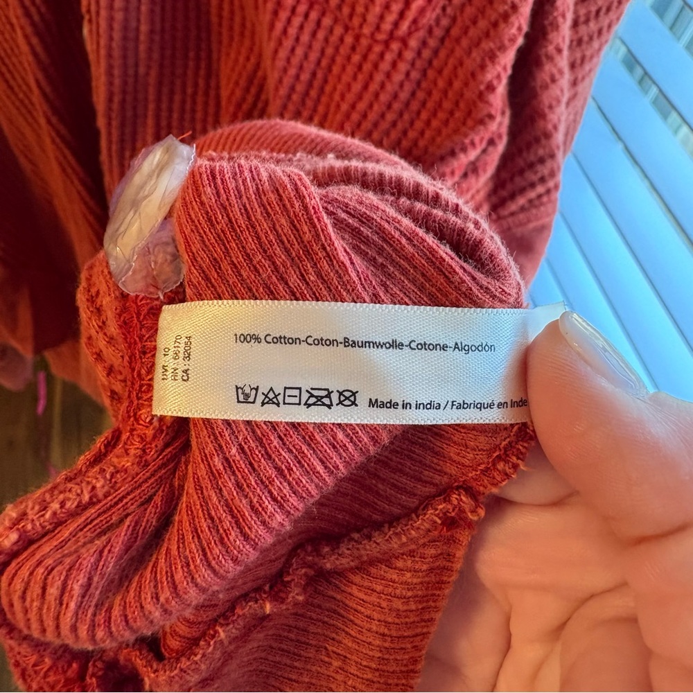 Free People NWT Women’s Oversized One Scout Jacket Rust Color Size L $128 Retail - Picture 15 of 16